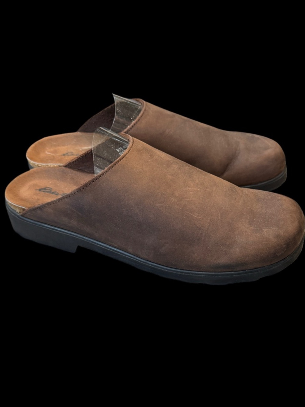 Eddie Bauer Brown Leather Slip-On Loafers - Picture 5 of 5